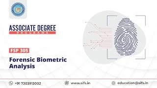 Forensic Biometric Analysis Online Course  SIFS India [upl. by Nallek42]