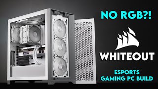 The Cleanest eSports Gaming PC  ALL WHITE Corsair 4000D Build  Arctic Freezer 34 DUO  AMD NZXT [upl. by Enilecram]