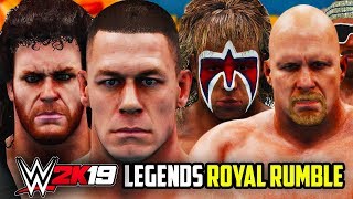 WWE 2K19  30 MAN LEGENDS ROYAL RUMBLE [upl. by Deppy]