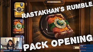 Disguised Toast Rastakhans Rumble Pack Opening Blizzard where are my Legendary Cards [upl. by Cammie]