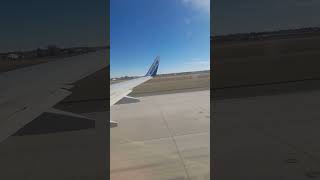 Calgary International Airport Take off moment travel Canada calgary alberta westjet [upl. by Nowd]