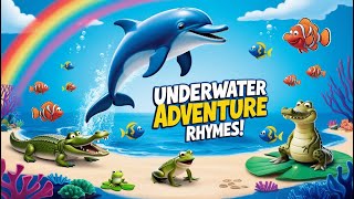 Dive into Fun Sing Along with Dolphins amp Friends  kids english songs [upl. by Linders685]