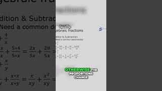 Simplifying Fractions How to Add Fractions with Different Denominators [upl. by Sapers]