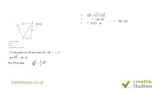 Vector GCSE iGCSE Higher Tier Maths Grade 10 algebra CXC Math Part 6 [upl. by Ahsemed]