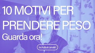 Il mio percorso di recovery contro lanoressia 10 MOTIVI per PRENDERE del PESO [upl. by Mehala]