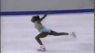 Backflip on Ice Skates  SURYA BONALY 1998 Olympics Championships [upl. by Coonan]