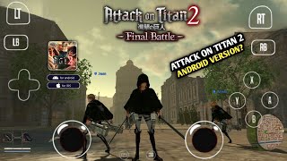 New Update  Attack On Titan 2 Game Mobile  Android amp iOS  Offline  Aot 2 Game Yuzu [upl. by Neesay]