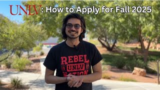 UNLV How to Apply for Fall 2025 [upl. by Antipus]