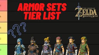 Armor Sets Tier List  The Legend of Zelda Breath of The Wild [upl. by Azer]