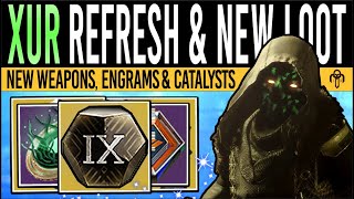 Destiny 2 XURS VOLTSHOT WEAPON amp CATALYSTS New Exotics Engrams Rare Armor amp More 9th Aug [upl. by Artema]