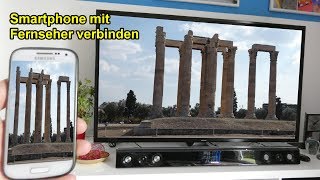 Android Smartphone  Handy mit dem Fernseher verbinden  Handy auf Smart TV ohne Kabel  Anleitung [upl. by Maryann269]