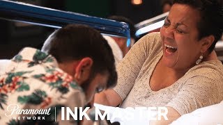 Excruciatingly Painful Palm Tattoos Flash Challenge Preview  Ink Master Season 8 [upl. by Enedan909]