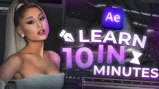 Learn After Effects in UNDER 10 minutes  Beginner tutorial [upl. by Amye]