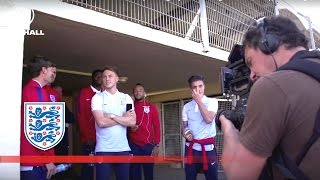 Young Lions Behind the Scenes 3 2016 Toulon Tournament Paraguay U23 v England U21  Snapshots [upl. by Llertnahs]