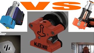 NEW 3d Printer Extruder FLOW TEST  E3D V6 VS TL DRAGON VS the 150g MJØLNIR LWX Filament Extruder [upl. by Nan367]