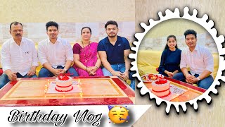 Vlog 104  Birthday Vlog  Shrutika And Nitesh Vlog [upl. by Helbonnah]