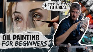 Probably the BEST METHOD to Start Oil Painting in 2024  Oil Painting TUTORIAL for Beginners w Demo [upl. by Elvyn]