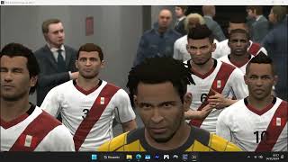 PERU  CHILE ELIMINATORIA PES 2017 [upl. by Terle125]