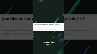 Lazy Minting Explained How to List NFTs on OpenSea [upl. by Neelyhtak293]