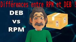 Linux différences entre le RPM et le DEB [upl. by Eelirrem]