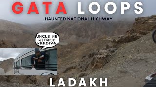 Late evening ride though the ghost road Ghata Loops in Ladakh 2024 [upl. by Eentruoc]