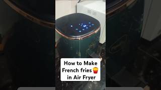 How to Make French fries in Air fryer in 30 Seconds🍟 ytshorts shorts frenchfries airfryer fryer [upl. by Celinka]