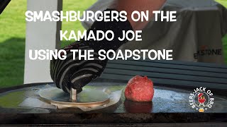 Smashburgers on the Kamado Joe Soapstone Pit Patriots [upl. by Dara]