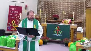 Sermon for October 20 2024 Calvary Lutheran Church Mt Airy MD [upl. by Uranie]