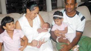 Sri Lankan Cricketers Wife amp Family [upl. by Kincaid]