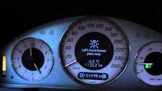 W211 Mercedes E 280 CDI 4matic acceleration [upl. by Nwavahs771]