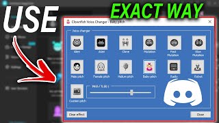 How To Use Clownfish Voice Changer on Discord  Full Guide [upl. by Giorgi219]