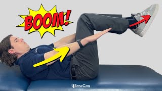 Best AT HOME Lower Back Strengthening Exercises for Pain Relief [upl. by Sanfo]