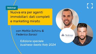 Nuova era per limmobiliare dati completi e marketing mirato con RealMaps  Speciale businessbeats [upl. by Nortad]