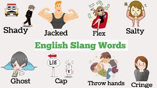 Common english slang words  slang Vocabulary  slang words in English [upl. by Sldney]