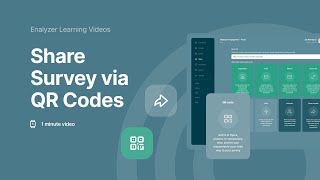 Share Survey via QR Codes [upl. by Oraneg]