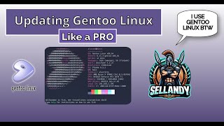 Updating Gentoo Linux Like a Pro  Command Line Walkthrough with Synthwave Beats [upl. by Yhtamit937]