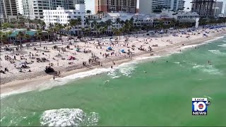 Spring Break crowds growing in Fort Lauderdale [upl. by Chill]