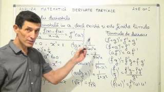 Analiza matematica  Anul I facultate  Derivate partiale  functii derivabile  profesorultauro [upl. by Pazit]