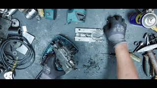 Makita Power Jigsaw 4350CT Replace damage spare parts [upl. by Ecirehc]