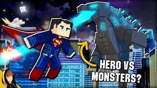 FIGHTING the MOST OP MONSTERS as SUPER HEROES  Minecraft [upl. by Damalis395]