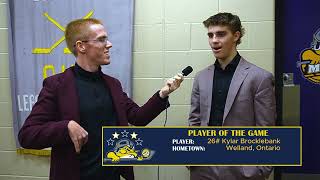 Dunnville Jr Mudcats Rookie Kyle Brocklebank interview with Kyle Chambers on his Birthday [upl. by Iggem]