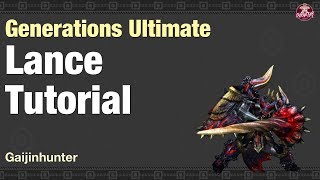 MHGU Lance Tutorial [upl. by Odranar97]