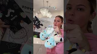 I WILL WEAR THESE PROUDLY😌👏🏼 crocs squishmallow haul gift unboxing [upl. by Shanda]