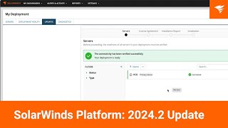 SolarWinds Platform 20242 Update [upl. by Magdalen952]