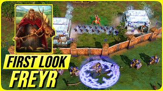 Age of Mythology Retold  Freyr First Look [upl. by Oivlis583]