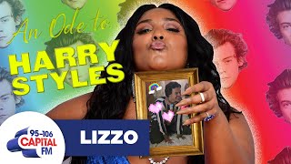 Lizzo Shares Her Backstage Antics With Harry Styles 💕  BRITs Interview  Capital [upl. by Larimor196]