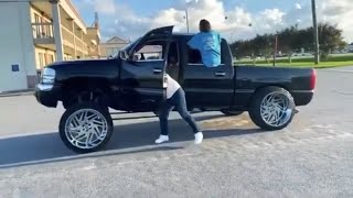 WATCH Dude run over by his own Pickup Truck while recording a TikTok video [upl. by Nilrac]