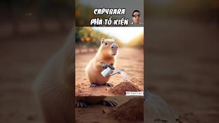 Capybara phá tổ kiến capybara [upl. by Guevara]