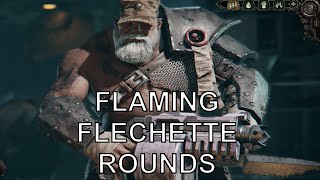 Flaming Flechette Rounds Darktide Ogryn [upl. by Muiram]