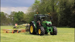 Het eerste gras in de grasdrogerij van Hoeve De Ploeg 2021 [upl. by Freyah57]